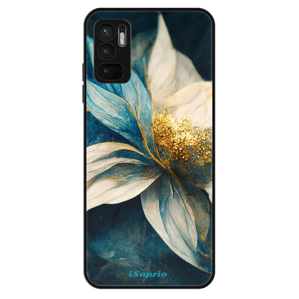 Lesklé puzdro Exclusive iSaprio - Blue Petals - Xiaomi Redmi Note 10 5G