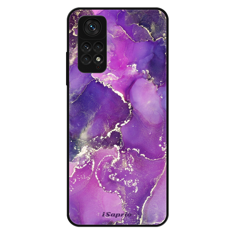 Lesklé puzdro Exclusive iSaprio - Purple Marble 10 - Xiaomi Redmi Note 11 / Note 11S