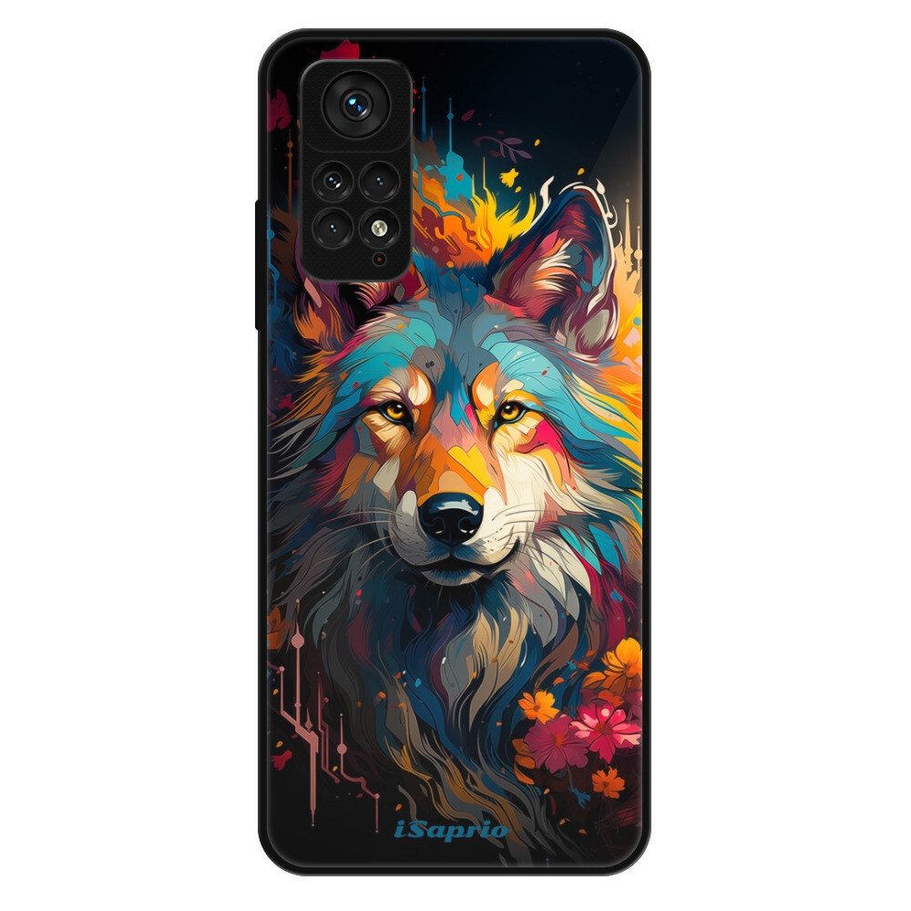 Lesklé puzdro Exclusive iSaprio - Mysterious Wolf - Xiaomi Redmi Note 11 / Note 11S