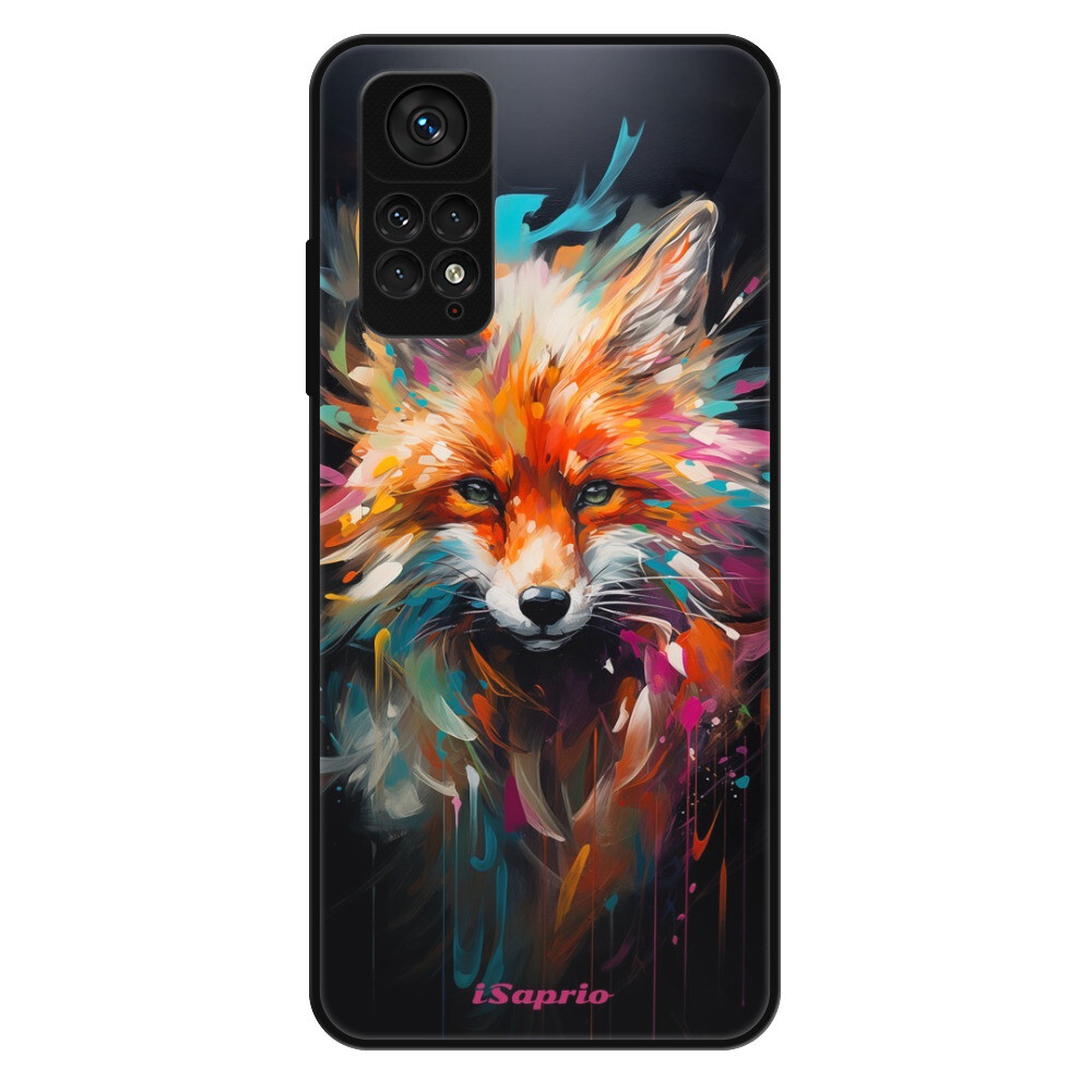 Lesklé puzdro Exclusive iSaprio - Neon Fox - Xiaomi Redmi Note 11 / Note 11S