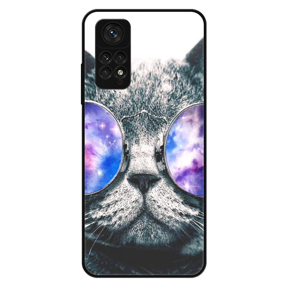 Lesklé puzdro Exclusive iSaprio - Galaxy Cat - Xiaomi Redmi Note 11 / Note 11S