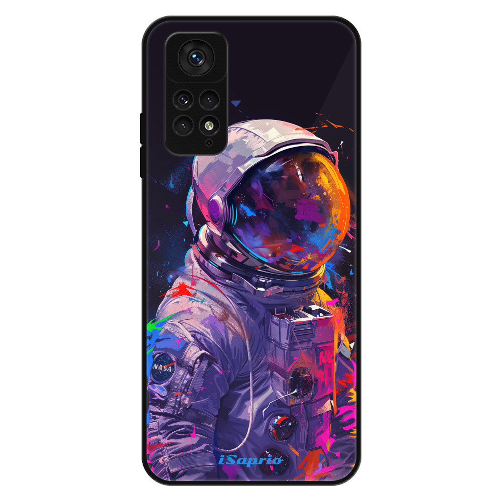 Lesklé puzdro Exclusive iSaprio - Neon Astronaut - Xiaomi Redmi Note 11 Pro 5G