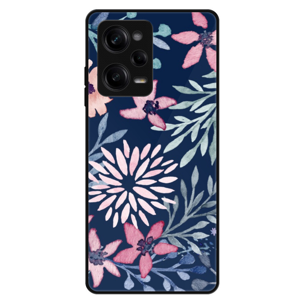 Lesklé puzdro Exclusive iSaprio - Leaves on Blue - Xiaomi Redmi Note 12 Pro 5G / Poco X5 Pro 5G