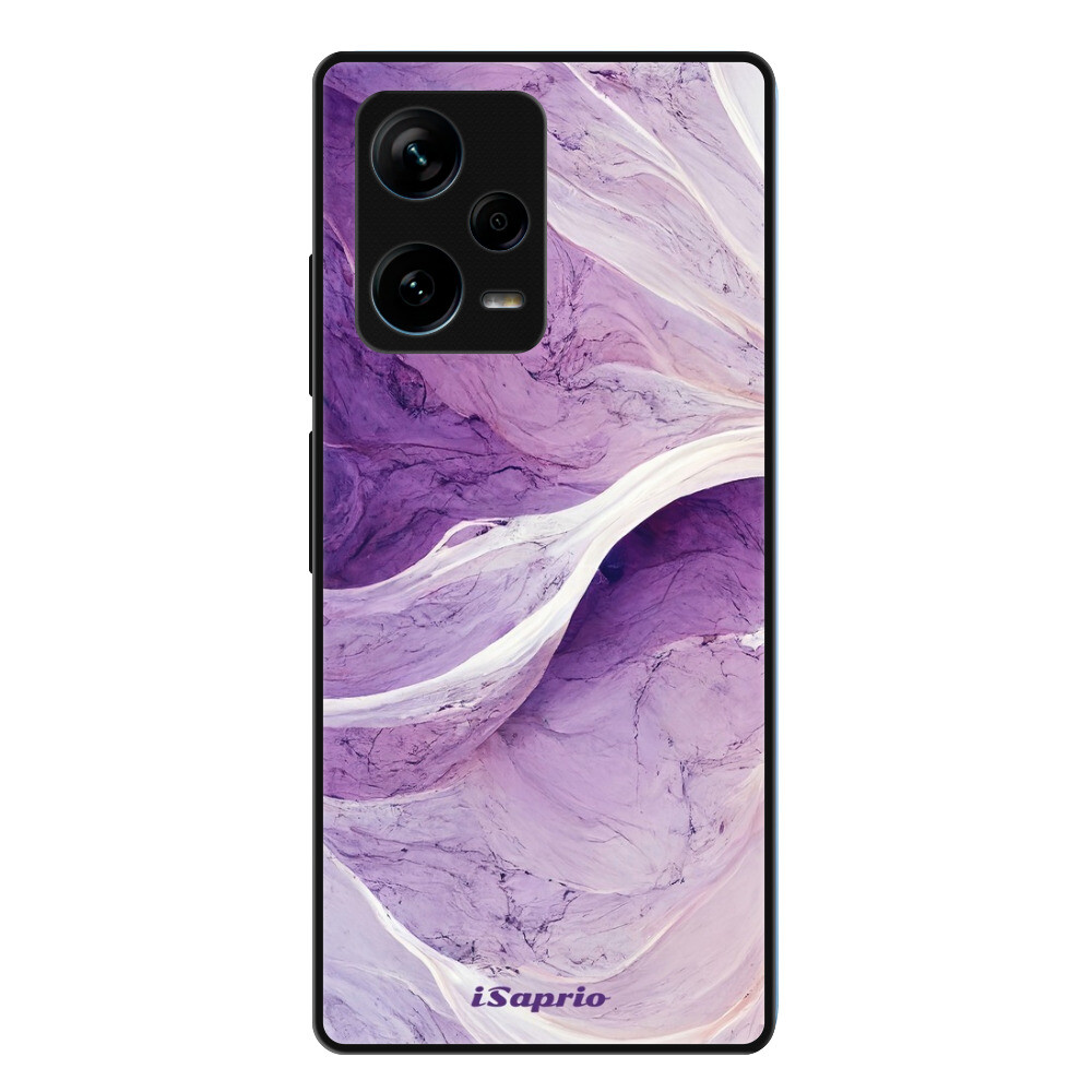 Lesklé puzdro Exclusive iSaprio - Purple Paint 10 - Xiaomi Redmi Note 12 Pro+ 5G