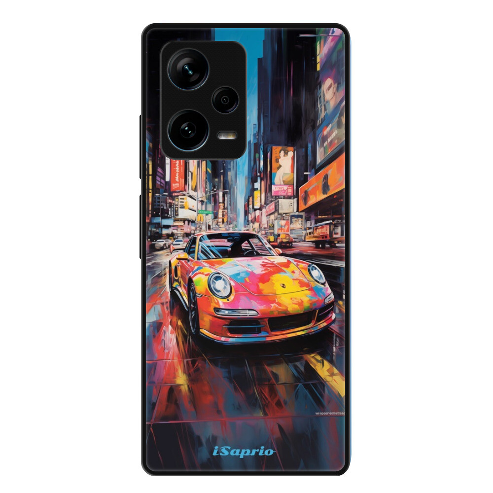 Lesklé puzdro Exclusive iSaprio - Abstract Porsche - Xiaomi Redmi Note 12 Pro+ 5G
