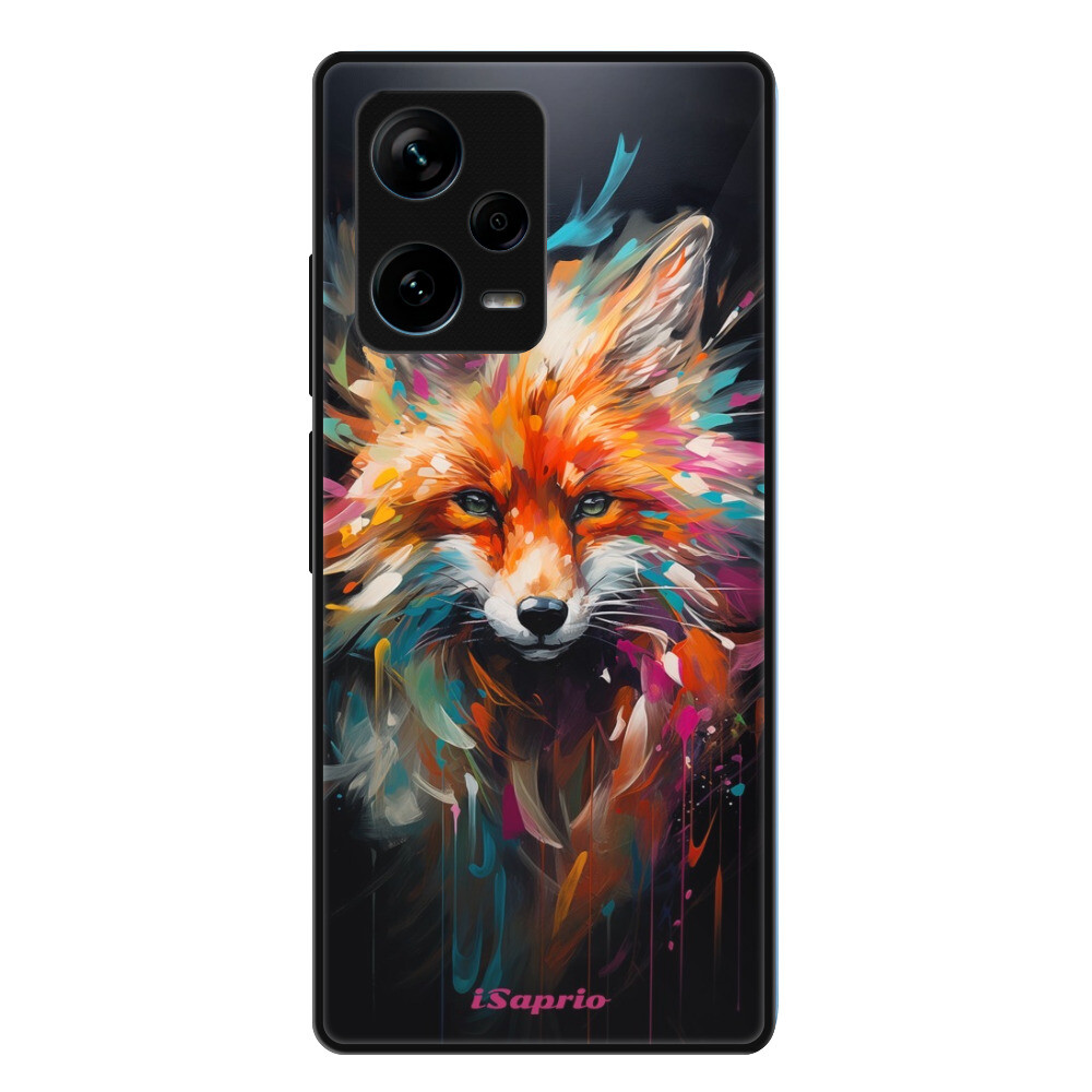 Lesklé puzdro Exclusive iSaprio - Neon Fox - Xiaomi Redmi Note 12 Pro+ 5G