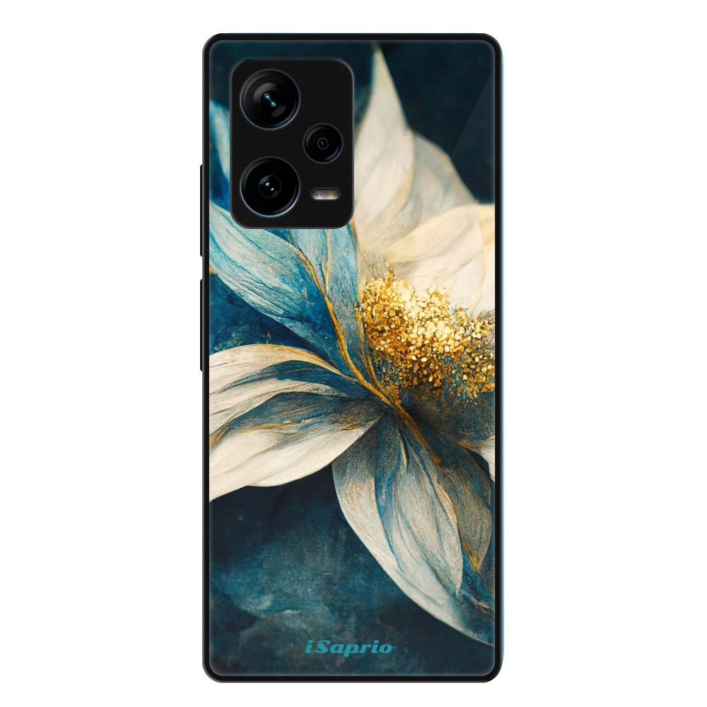 Lesklé puzdro Exclusive iSaprio - Blue Petals - Xiaomi Redmi Note 12 Pro+ 5G