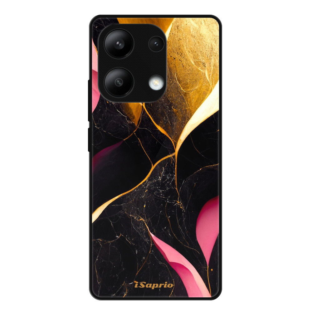 Lesklé puzdro Exclusive iSaprio - Gold Pink Marble - Xiaomi Redmi Note 13