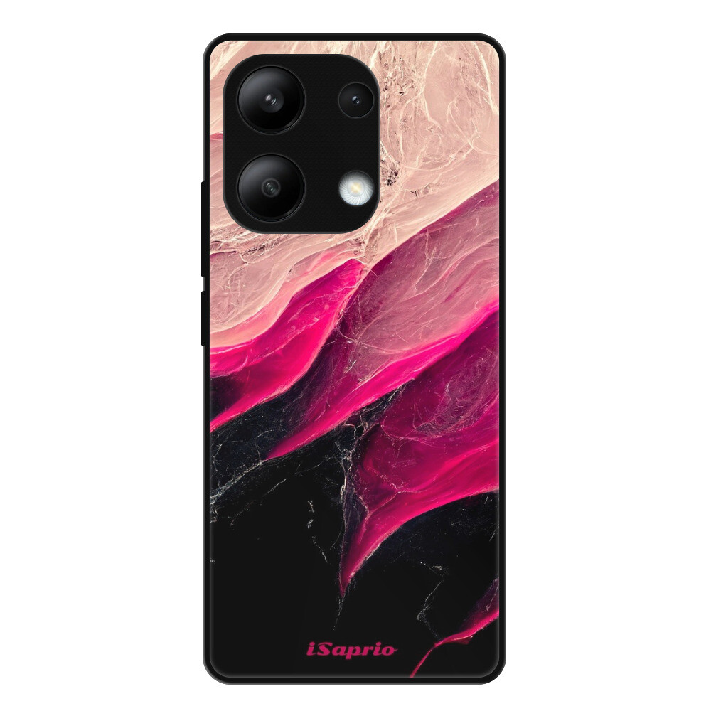 Lesklé puzdro Exclusive iSaprio - Black and Pink - Xiaomi Redmi Note 13