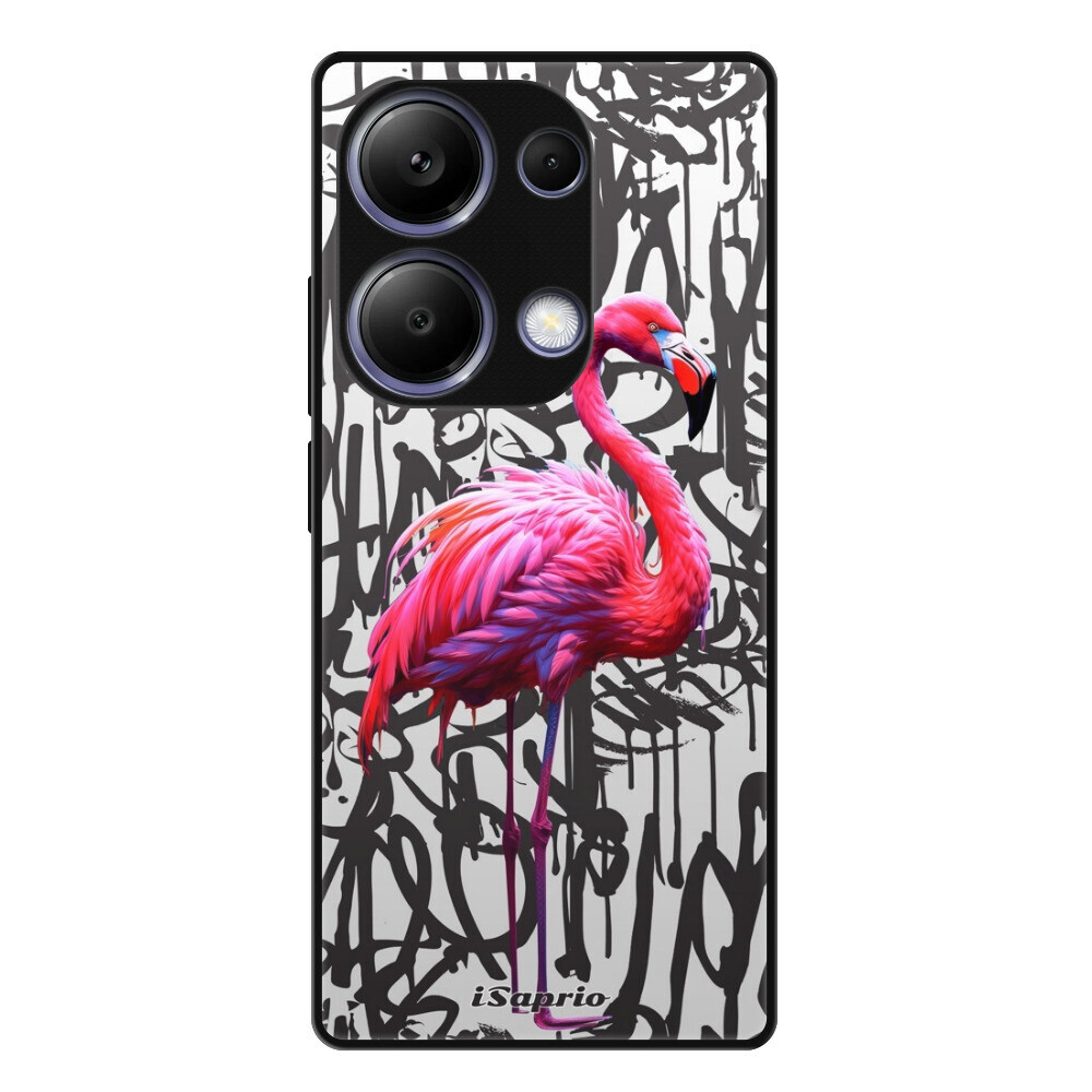 Lesklé puzdro Exclusive iSaprio - Flamingo Graffiti - Xiaomi Redmi Note 13 Pro