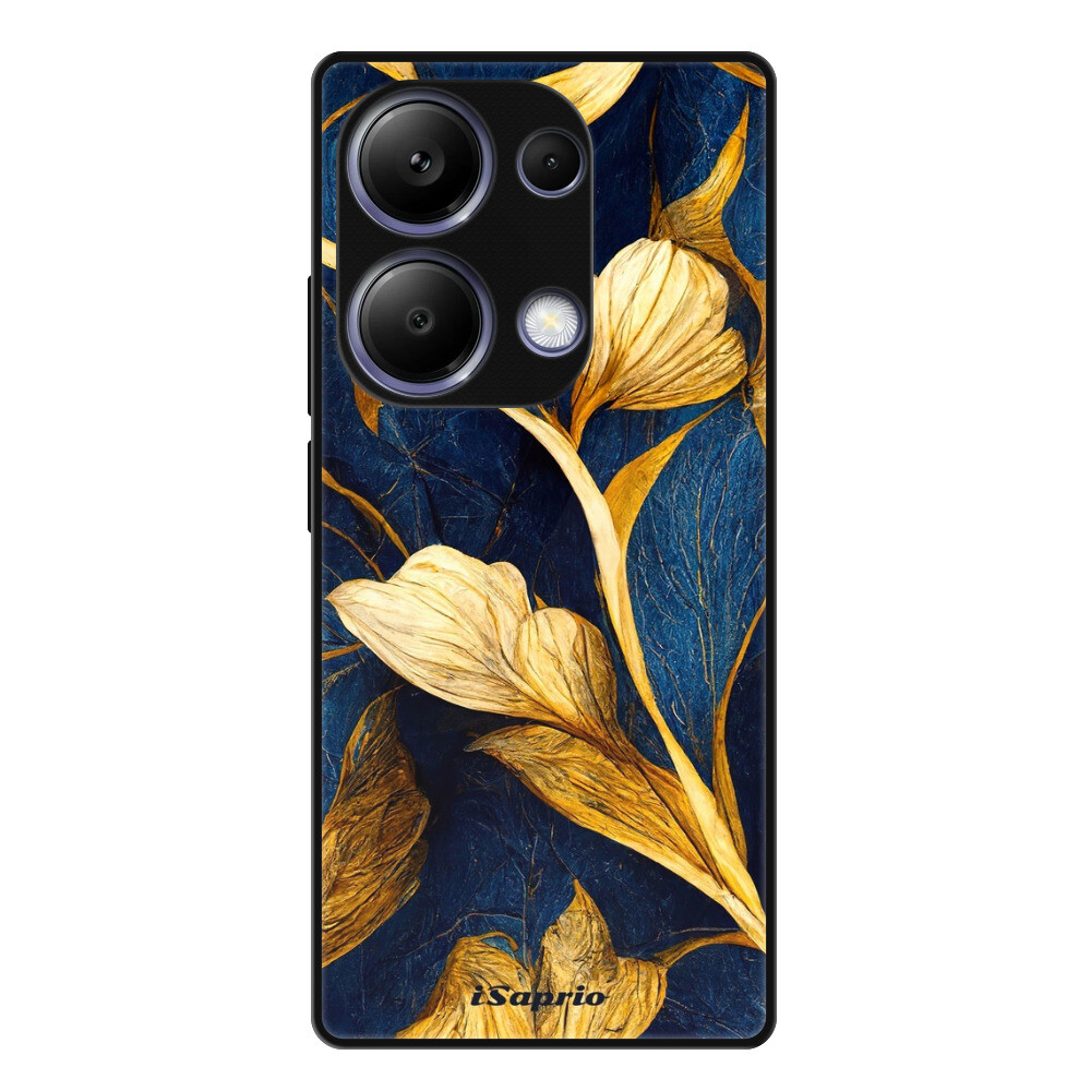 Lesklé puzdro Exclusive iSaprio - Gold Leaves - Xiaomi Redmi Note 13 Pro