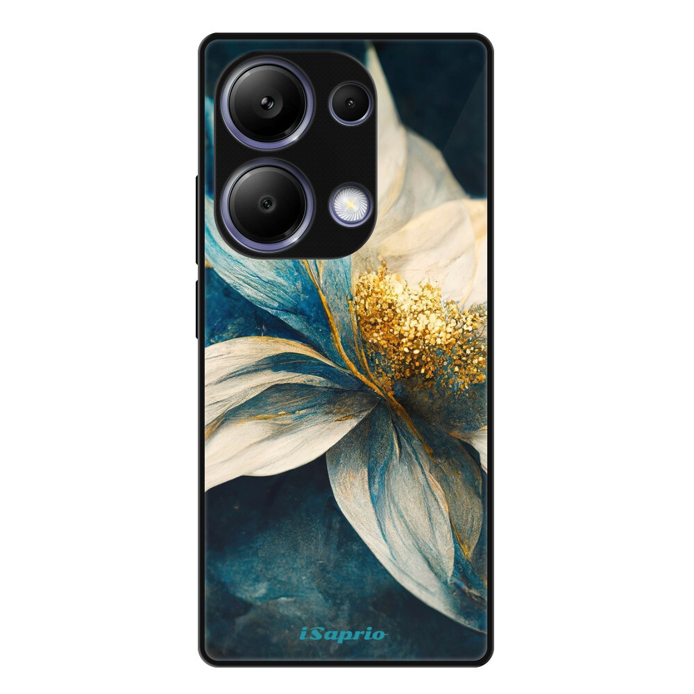 Lesklé puzdro Exclusive iSaprio - Blue Petals - Xiaomi Redmi Note 13 Pro