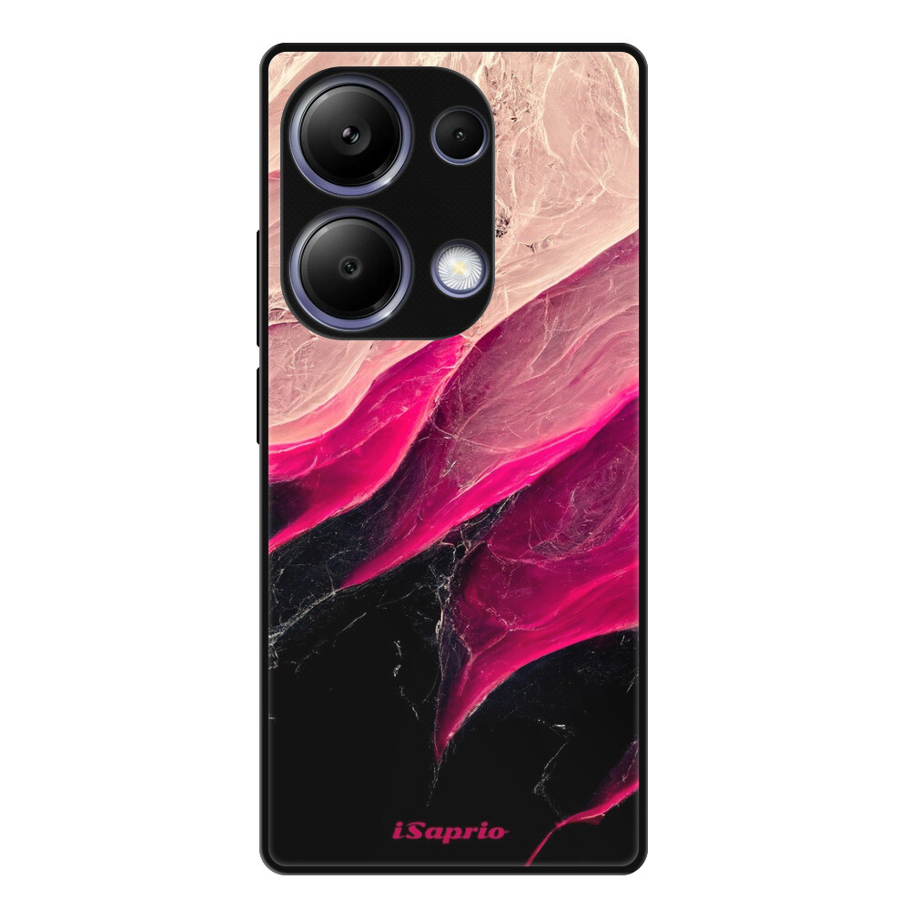 Lesklé puzdro Exclusive iSaprio - Black and Pink - Xiaomi Redmi Note 13 Pro