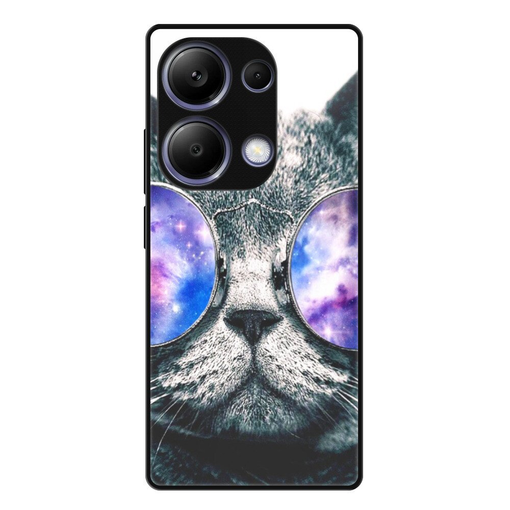 Lesklé puzdro Exclusive iSaprio - Galaxy Cat - Xiaomi Redmi Note 13 Pro