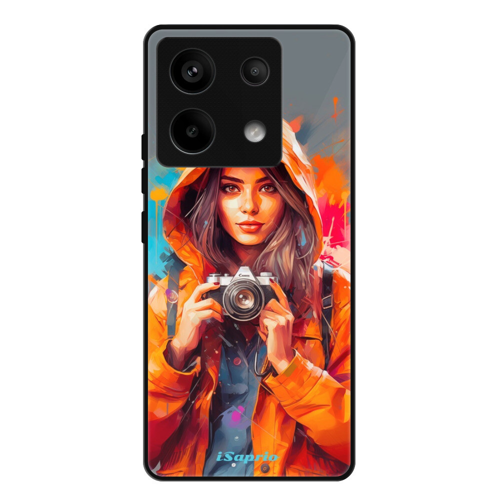 Lesklé puzdro Exclusive iSaprio - Girl with Camera - Xiaomi Redmi Note 13 Pro 5G / Poco X6 5G