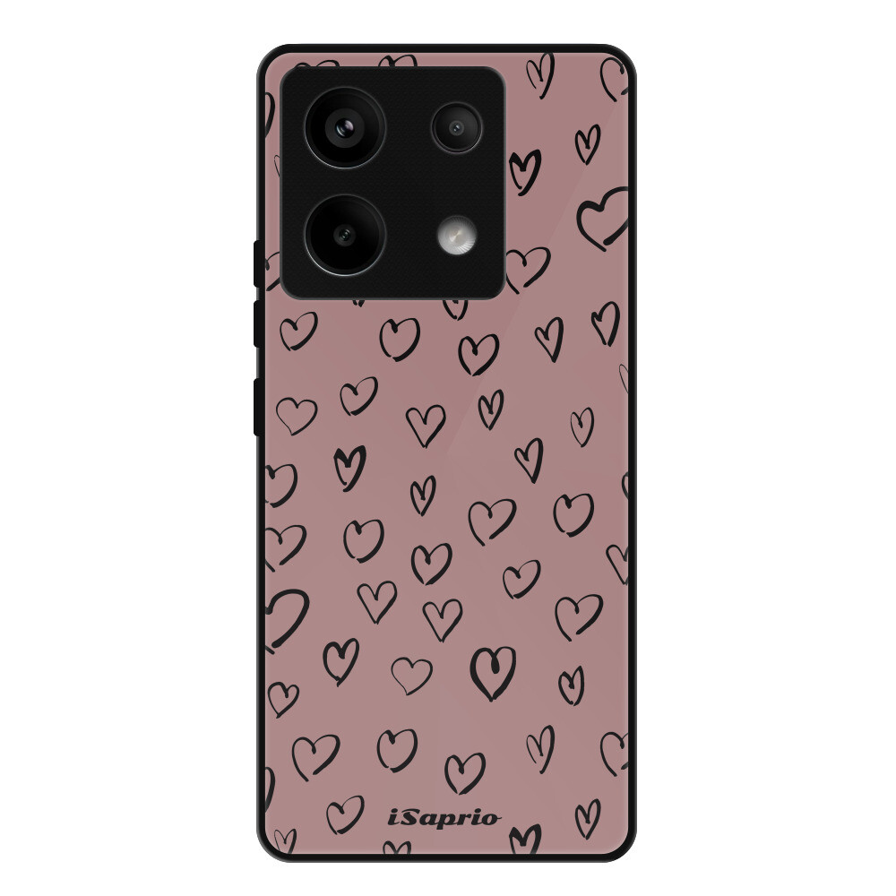 Lesklé puzdro Exclusive iSaprio - Heart Dark - Xiaomi Redmi Note 13 Pro 5G / Poco X6 5G