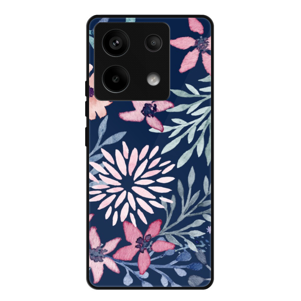 Lesklé puzdro Exclusive iSaprio - Leaves on Blue - Xiaomi Redmi Note 13 Pro 5G / Poco X6 5G