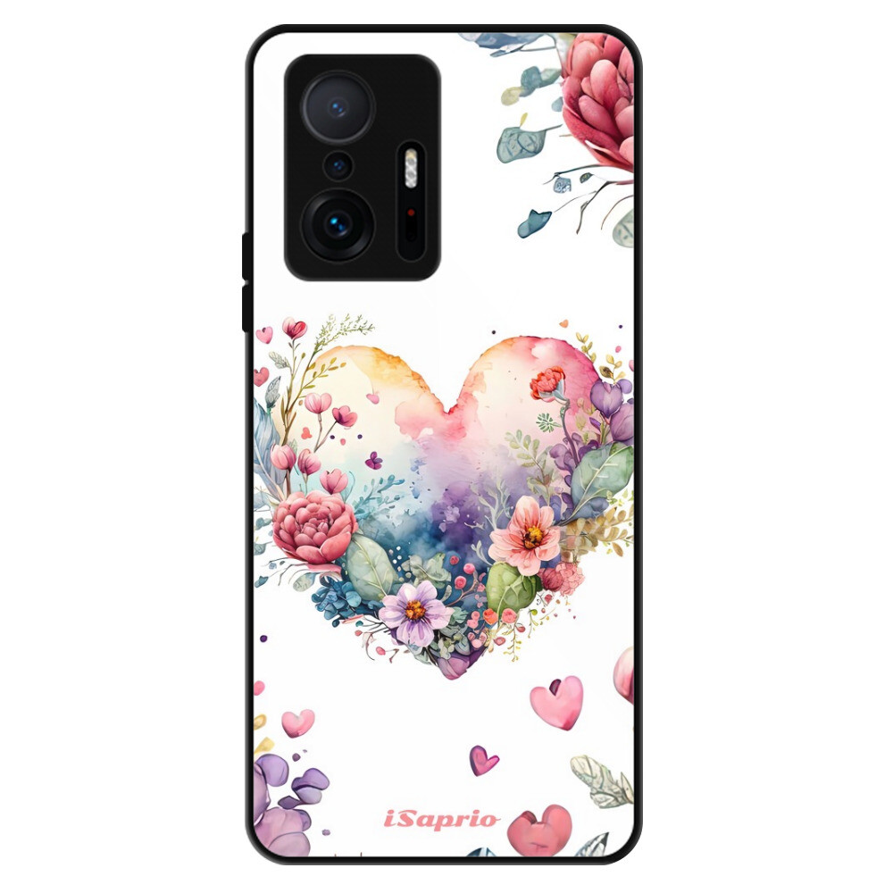 Lesklé puzdro Exclusive iSaprio - Floral Heart - Xiaomi 11T / 11T Pro