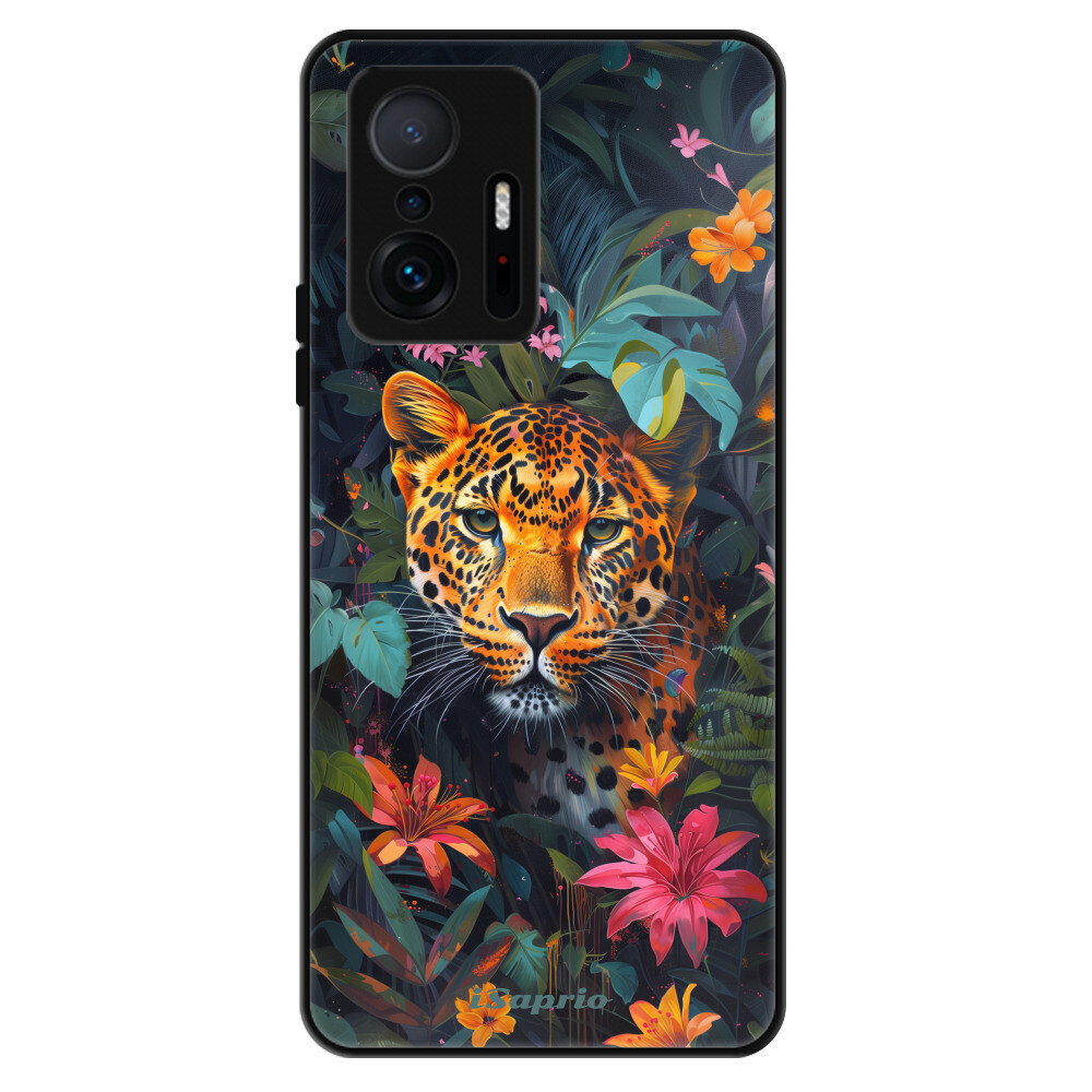 Lesklé puzdro Exclusive iSaprio - Flower Jaguar - Xiaomi 11T / 11T Pro