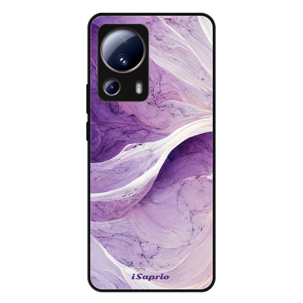 Lesklé puzdro Exclusive iSaprio - Purple Paint 10 - Xiaomi 13 Lite