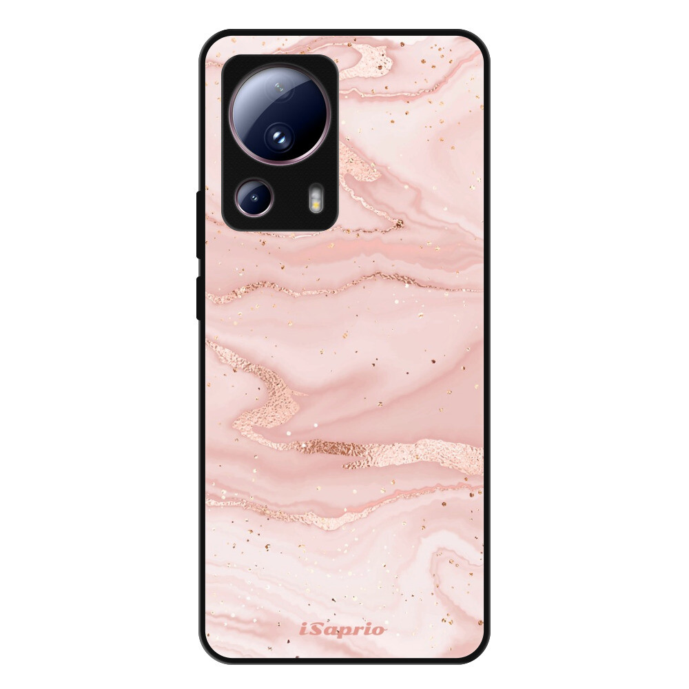 Lesklé puzdro Exclusive iSaprio - RoseGold Marble 10 - Xiaomi 13 Lite