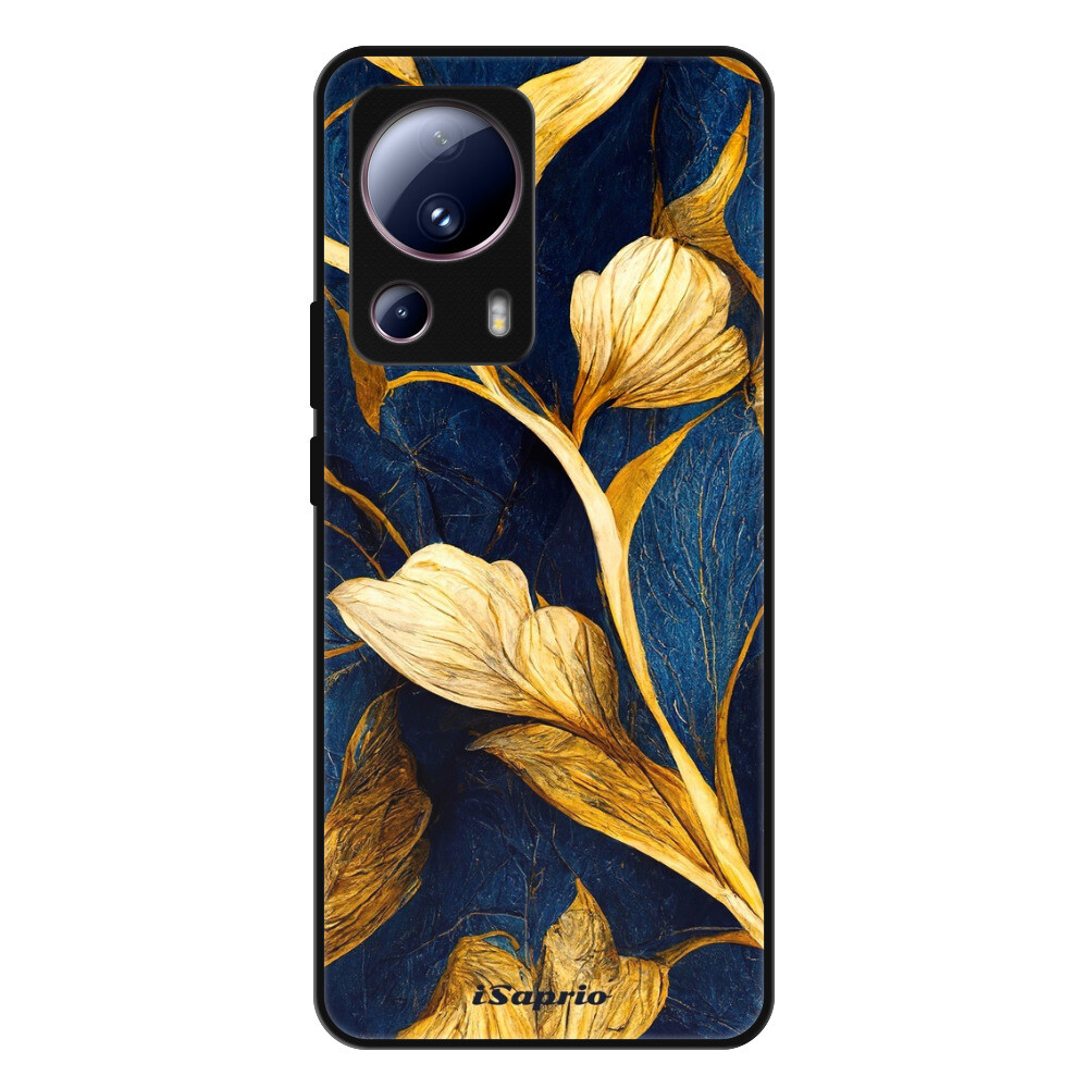 Lesklé puzdro Exclusive iSaprio - Gold Leaves - Xiaomi 13 Lite