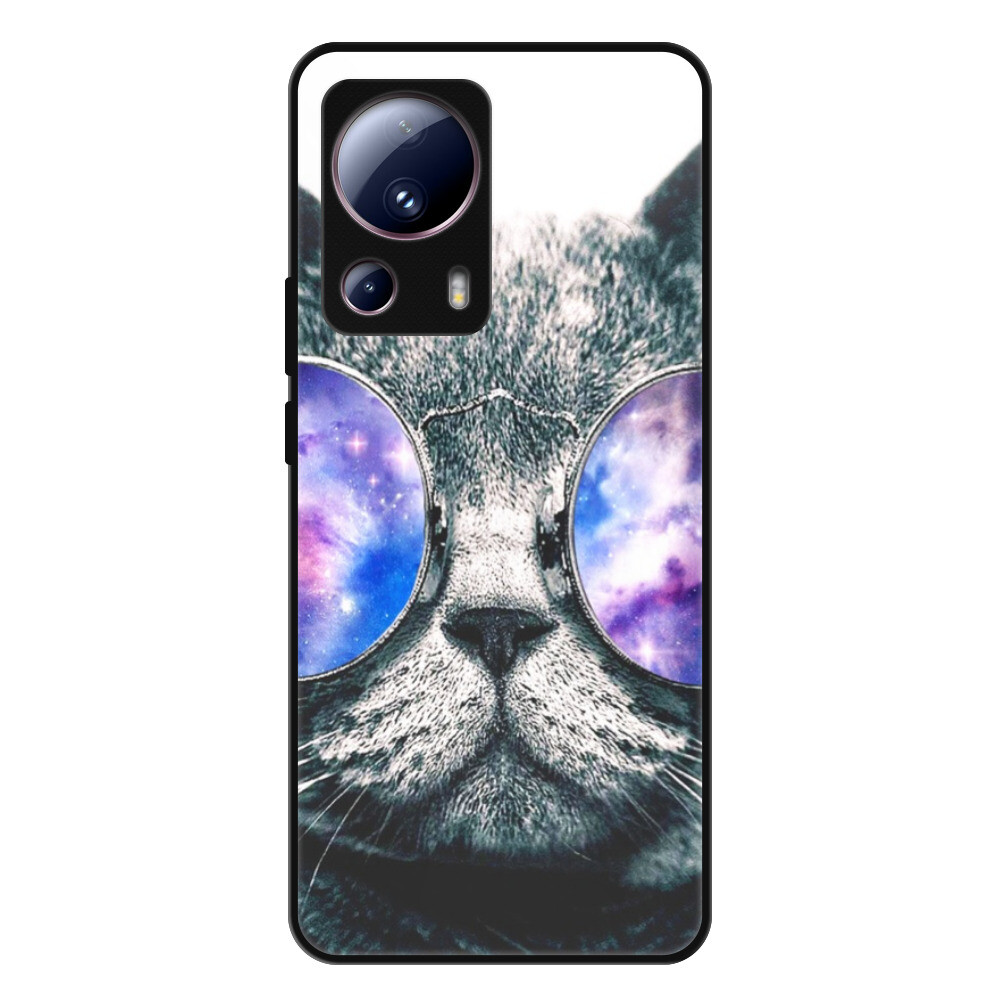 Lesklé puzdro Exclusive iSaprio - Galaxy Cat - Xiaomi 13 Lite