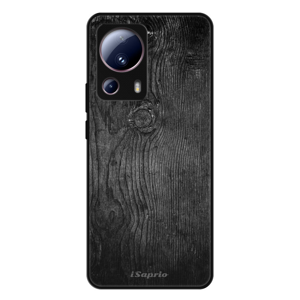 Lesklé puzdro Exclusive iSaprio - Black Wood 13 - Xiaomi 13 Lite