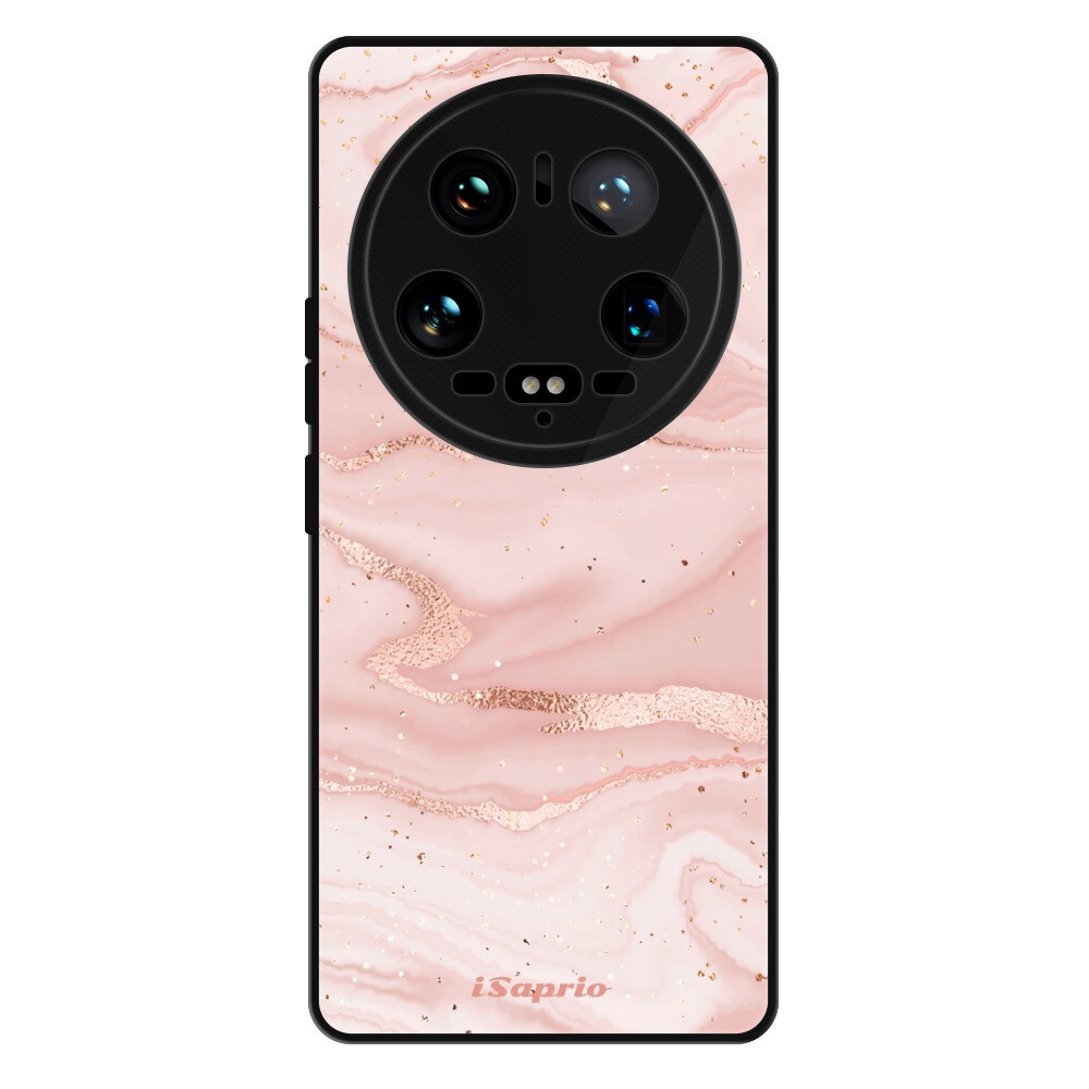 Lesklé puzdro Exclusive iSaprio - RoseGold Marble 10 - Xiaomi 14 Ultra