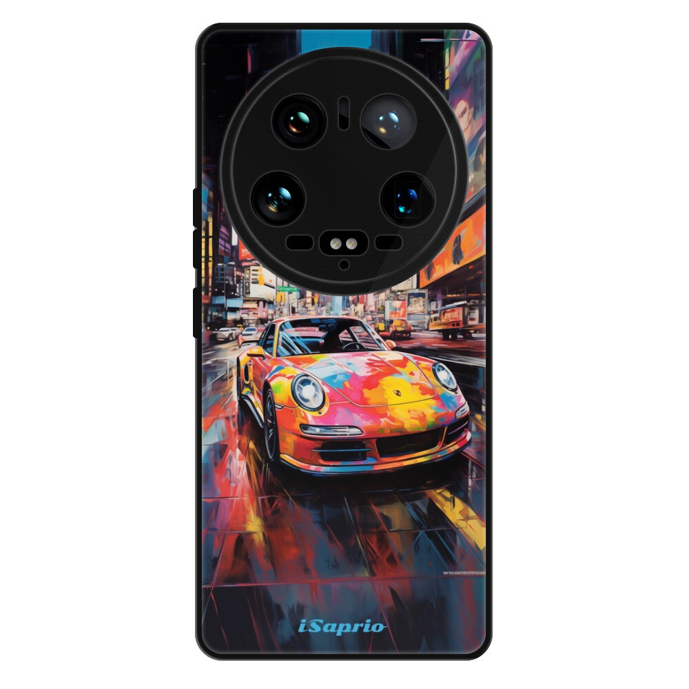 Lesklé puzdro Exclusive iSaprio - Abstract Porsche - Xiaomi 14 Ultra