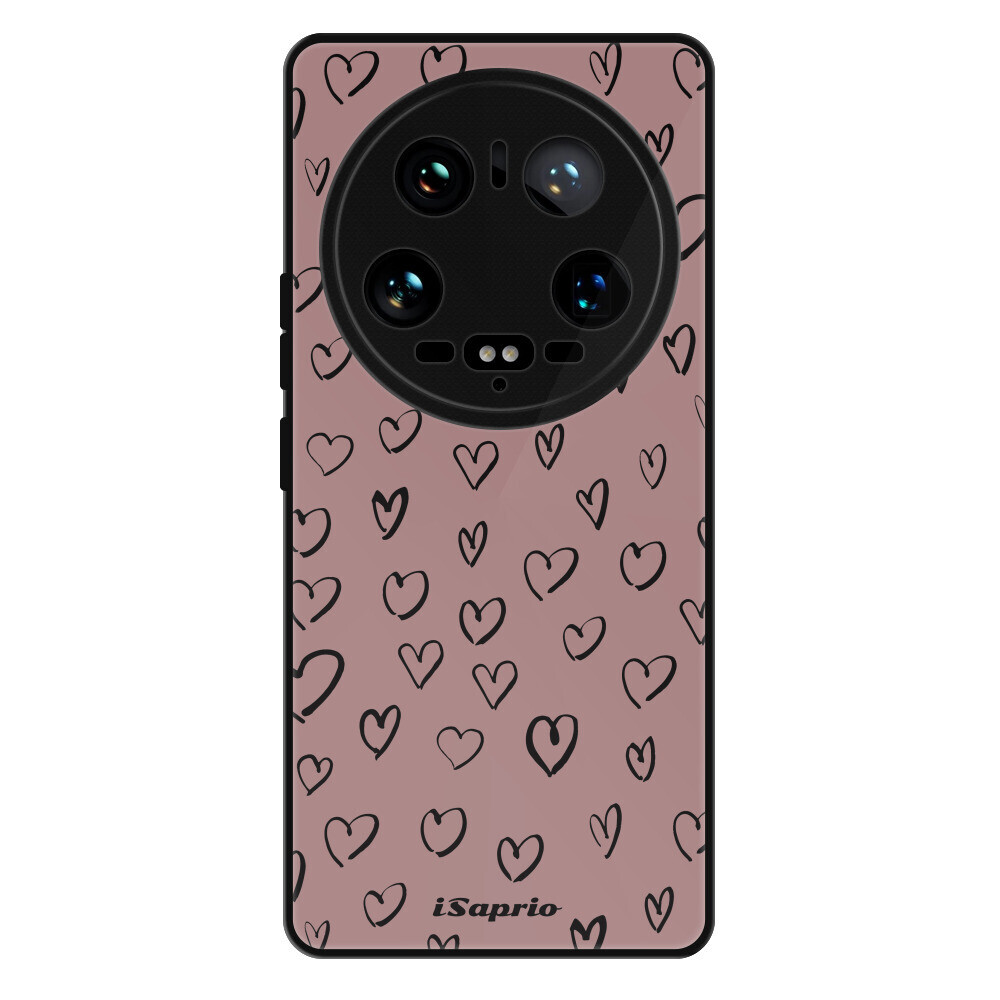Lesklé puzdro Exclusive iSaprio - Heart Dark - Xiaomi 14 Ultra