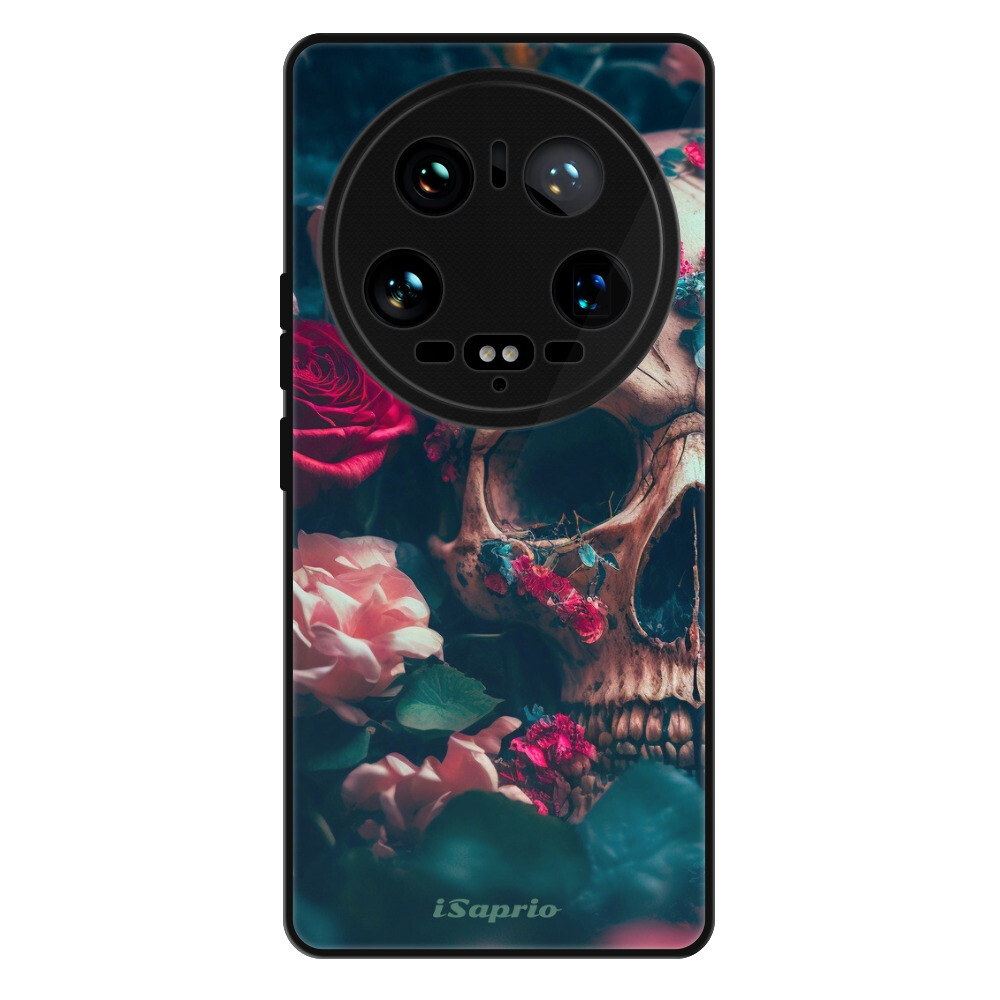 Lesklé puzdro Exclusive iSaprio - Skull in Roses - Xiaomi 14 Ultra