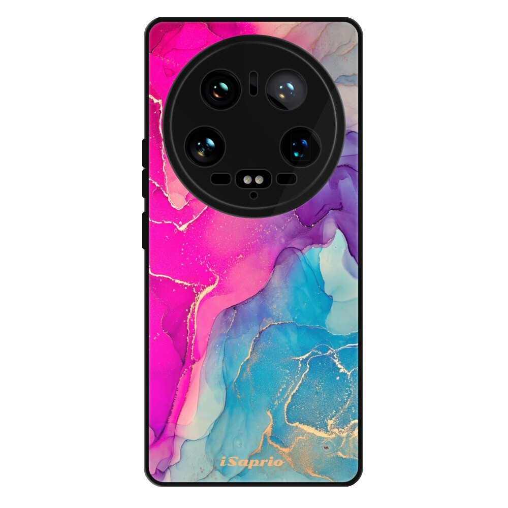 Lesklé puzdro Exclusive iSaprio - Purple Ink - Xiaomi 14 Ultra