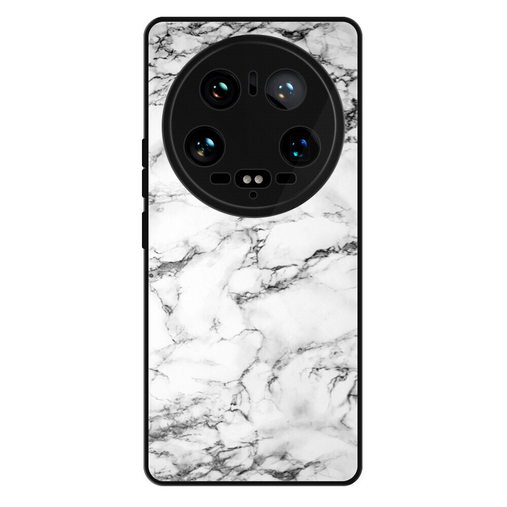Lesklé puzdro Exclusive iSaprio - White Marble 01 - Xiaomi 14 Ultra
