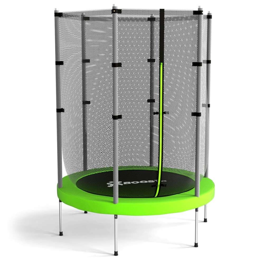 Dětská zahradní trampolína Saut 140 cm zelená/černá