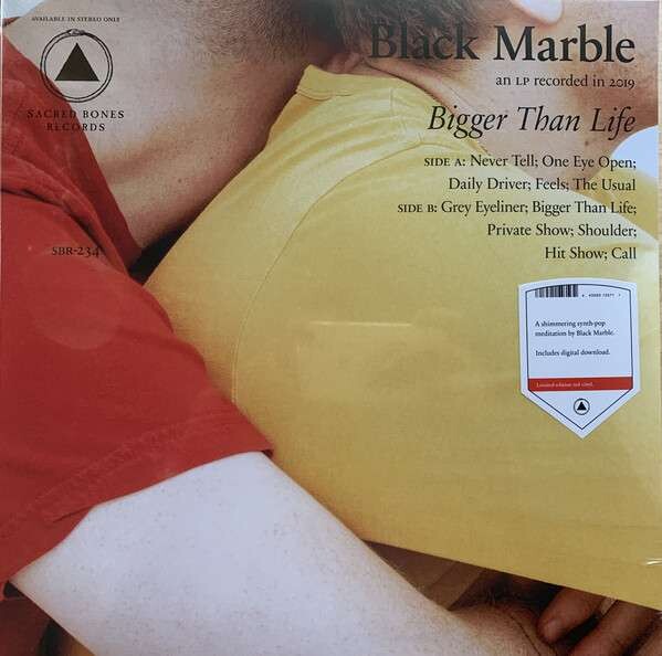 BLACK MARBLE - BIGGER THAN LIFE, Vinyl