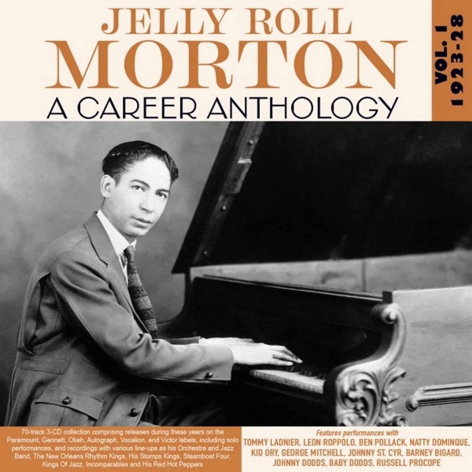 Jelly Roll Morton, A CAREER ANTHOLOGY VOL. 1 1923-28, CD