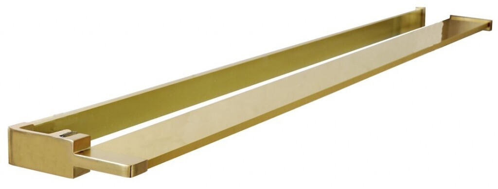 SAPHO - Polička na walk-in sprchovú zástenu, 142cm, zlato mat EG1446