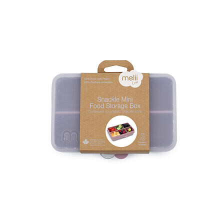 Melii Snackle Box krabička na desiatu mini - Luxe ružová