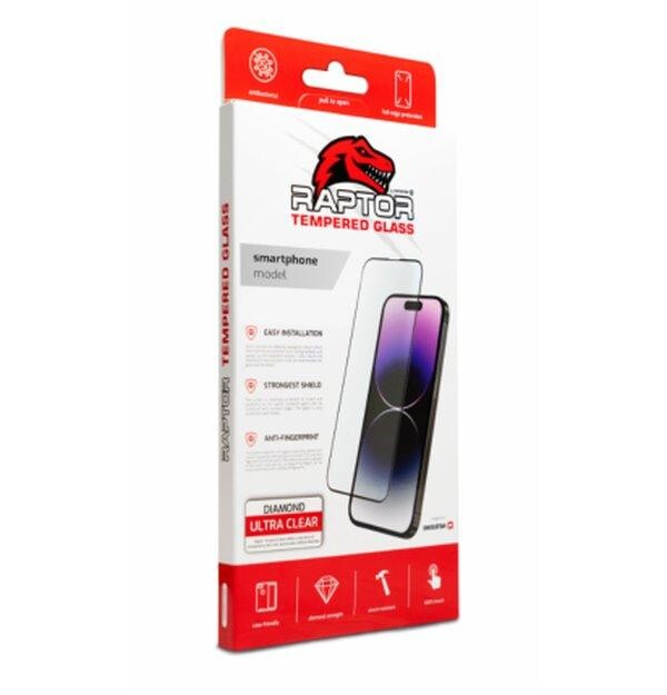 SWISSTEN RAPTOR DIAMOND ULTRA CLEAR 3D TEMPEROVANÉ SKLO PRE APPLE IPHONE 15 ČIERNE