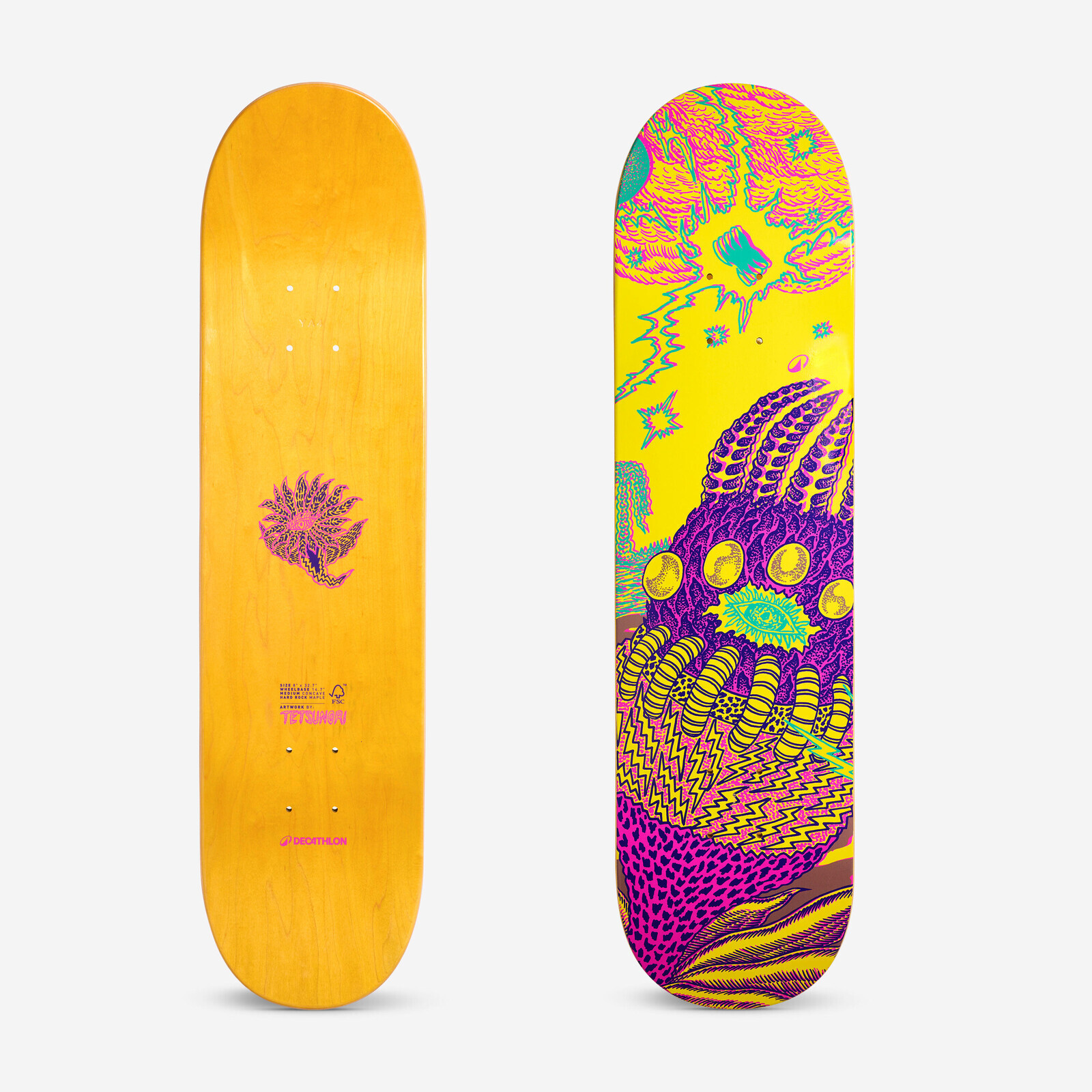 Skateboardová doska DK500 POPSICLE z javora 8