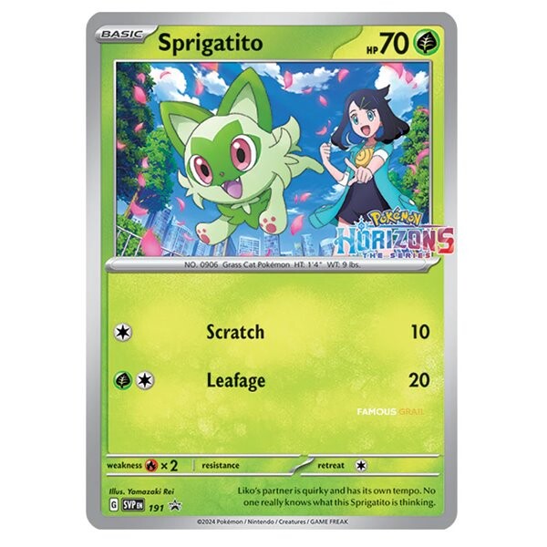 Pokemon karta Sprigatito DARCEK PKM