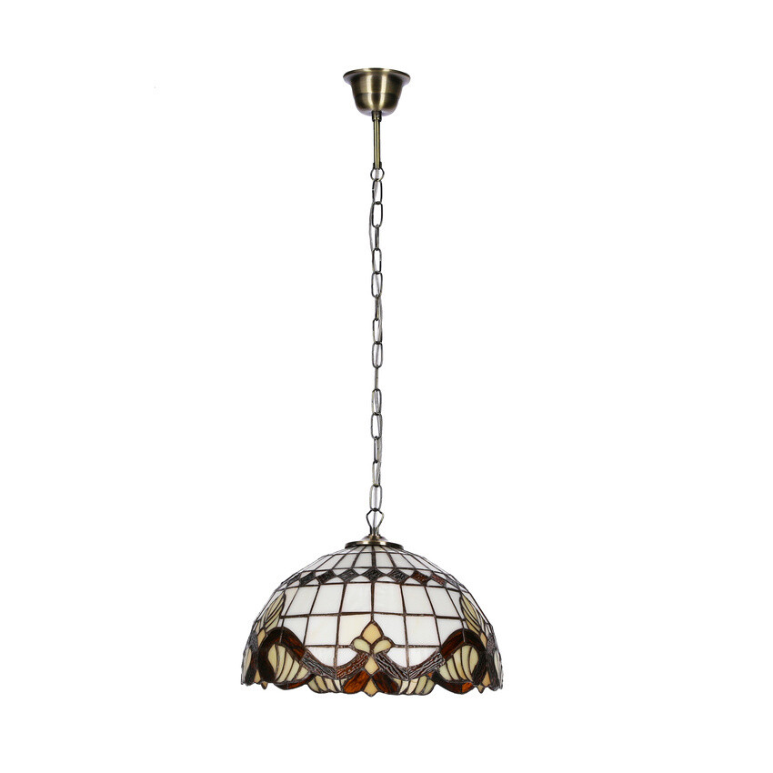 Závesná lampa Marsala 30 Patina 1X60 E27 Tienidlo z farebného skla