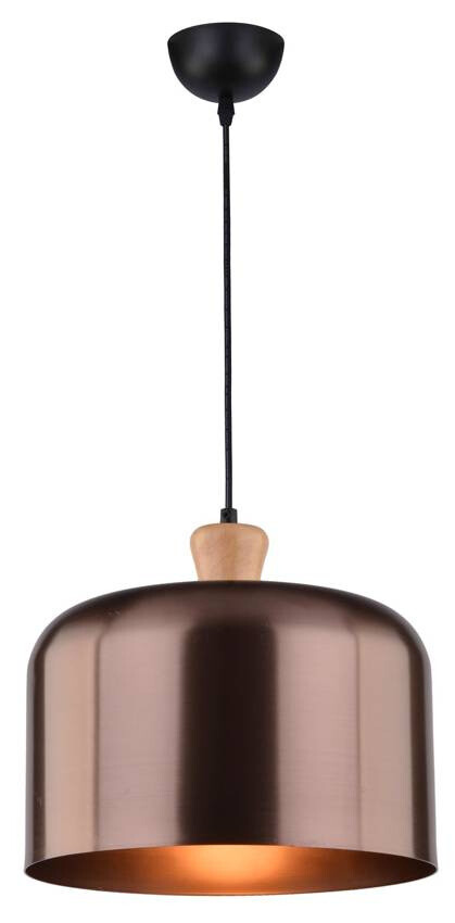 STROPNÁ ZÁVESNÁ LAMPA DICTORY E27 HNEDÁ