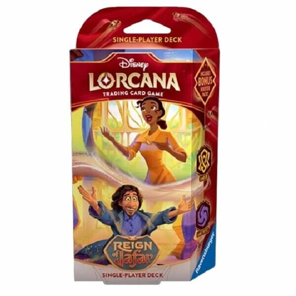 Ravensburger Disney Lorcana TCG: Reign of Jafar - Starter Deck - Mulan a Stiich (amber a amethyst)
