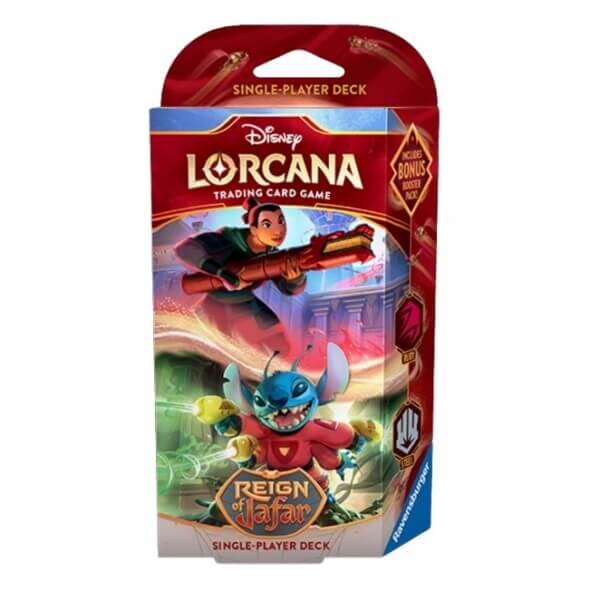 Ravensburger Disney Lorcana TCG: Reign of Jafar - Starter Deck - Tiana a Bruno (Ruby a Steel)