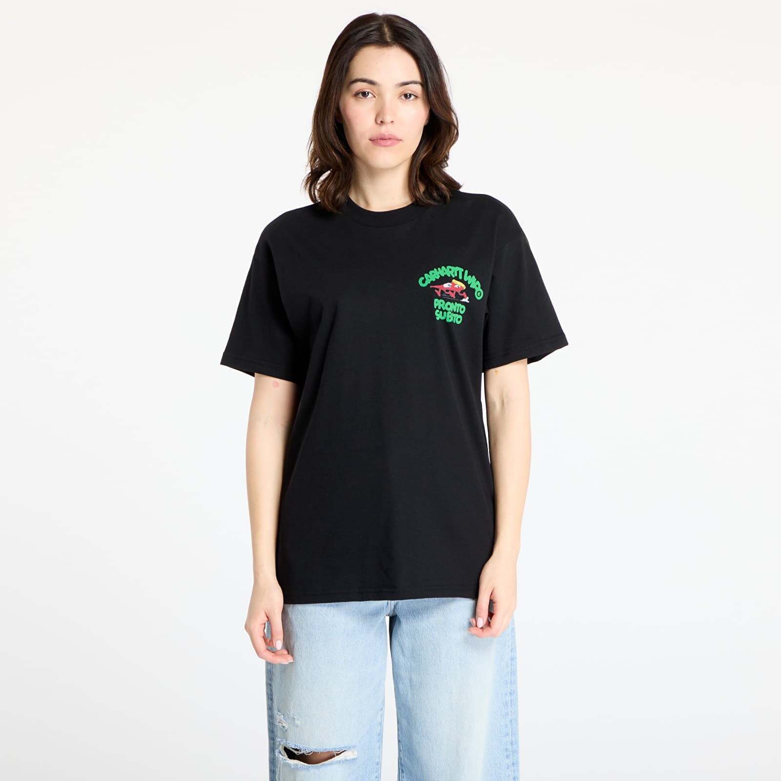 Tričko Carhartt WIP Short Sleeve Pronto T-Shirt UNISEX Black XS