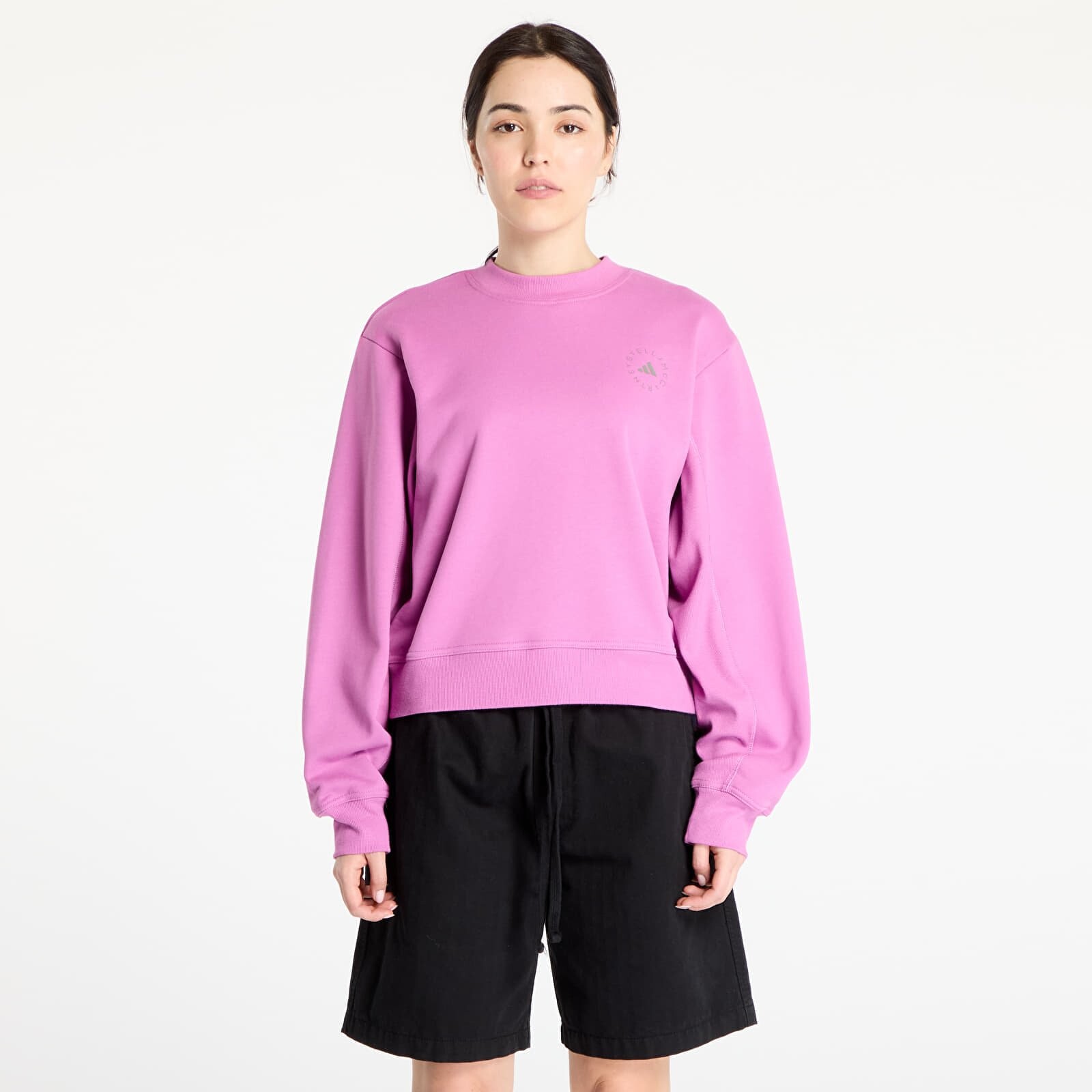 Mikina adidas by Stella Mccartney Regular Sweatshirt Purple/ Semi Pulse Lilac S
