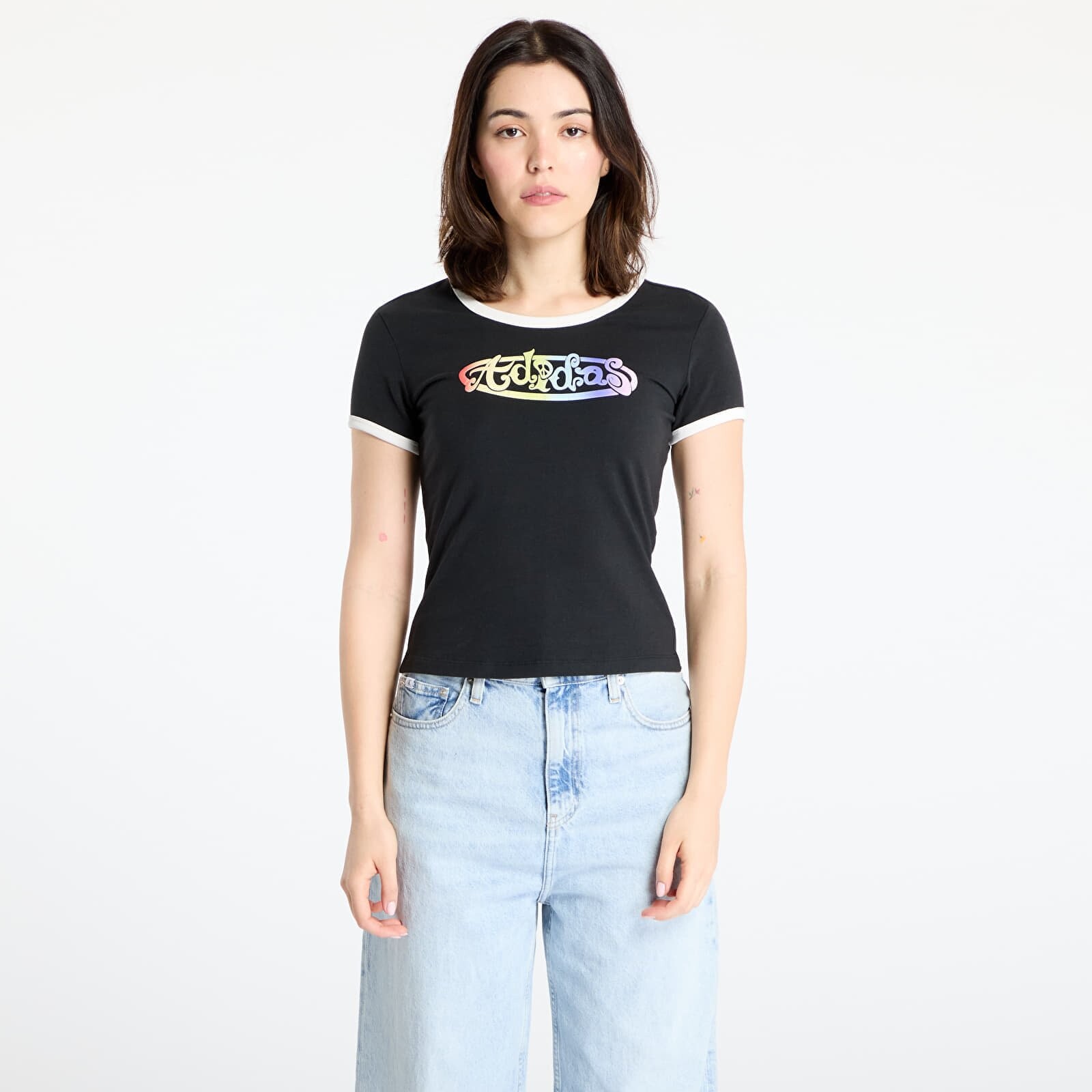 Tričko adidas x Jeremy Scott Graphic Slim T-Shirt Black XS