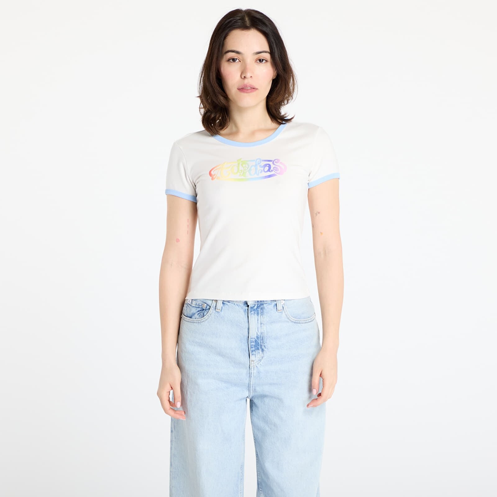 Tričko adidas x Jeremy Scott Graphic Slim T-Shirt Cloud White XS